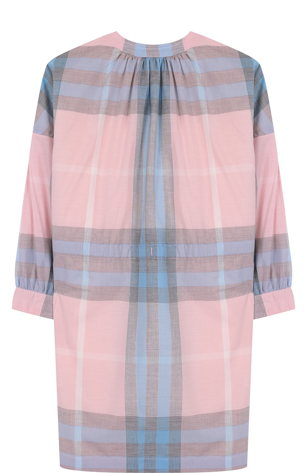 Хлопковое мини-платье с принтом на кулиске BURBERRY, арт. 4066846, фото 2