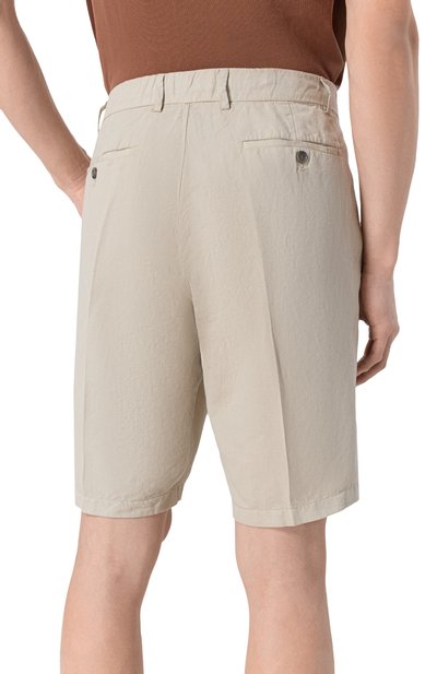 Шорты из хлопка и льна PAUL&SHARK, арт. 25414034, фото 4