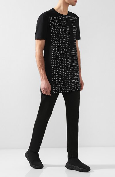 Хлопковая футболка 11 BY BORIS BIDJAN SABERI, арт. TS1/F-1101/DYE, фото 2