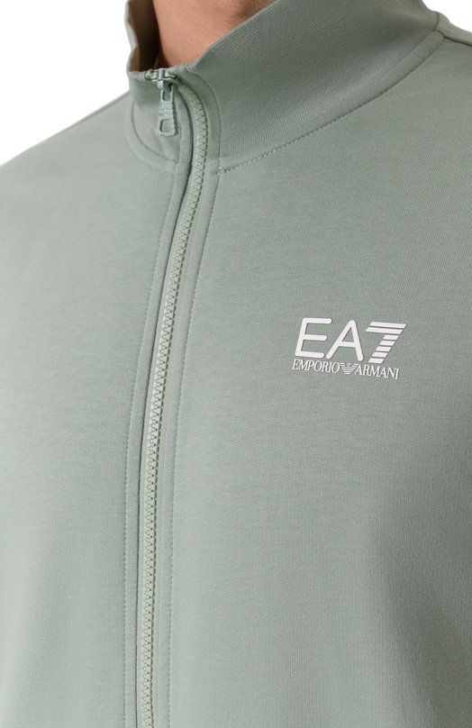 Хлопковый спортивный костюм EA7 8NPV61/PJVRZ Хаки  8NPV61/PJVRZ Фото 6