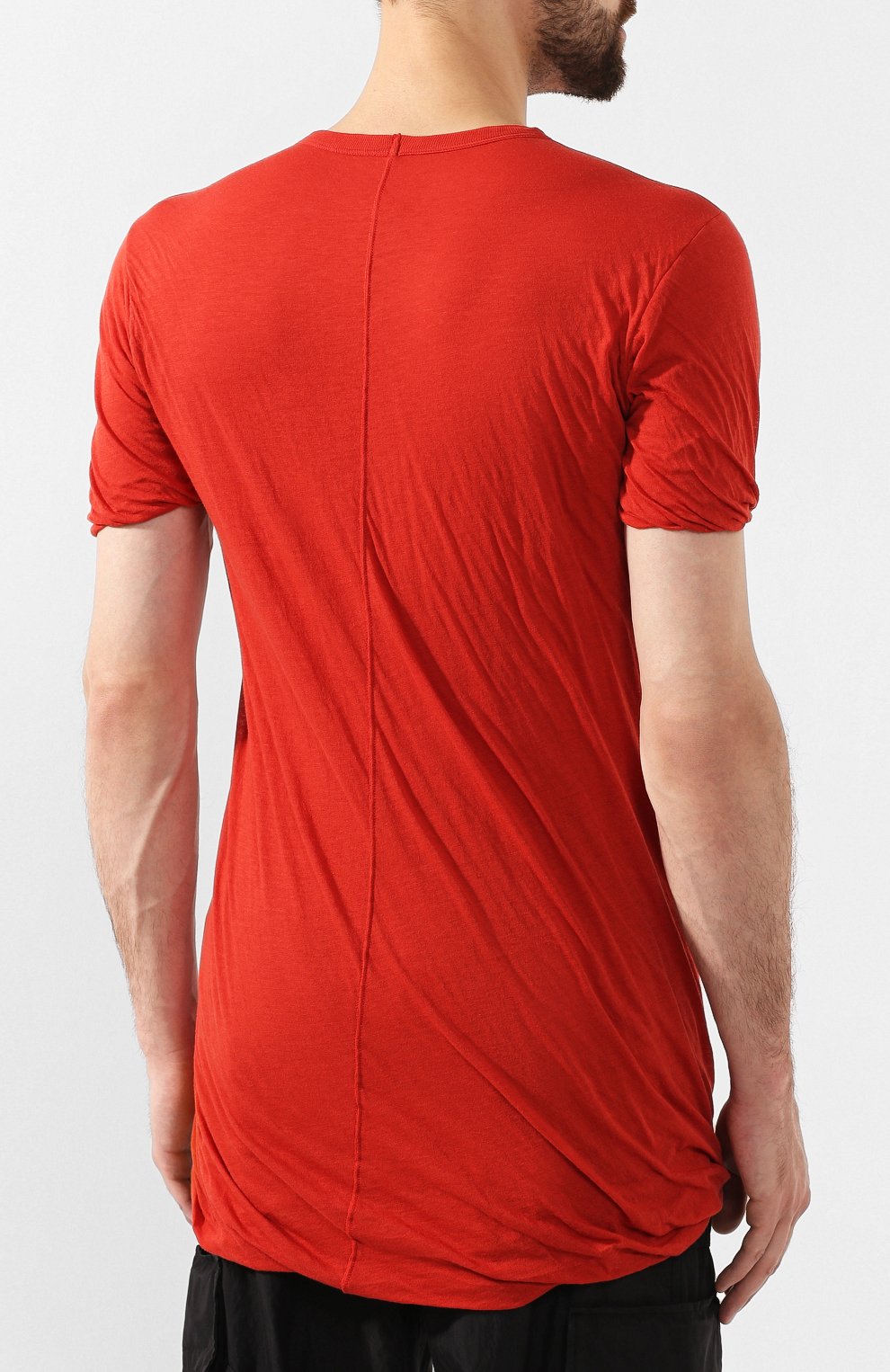 Хлопковая футболка RICK OWENS, арт. RU19F4256/UC, фото 4