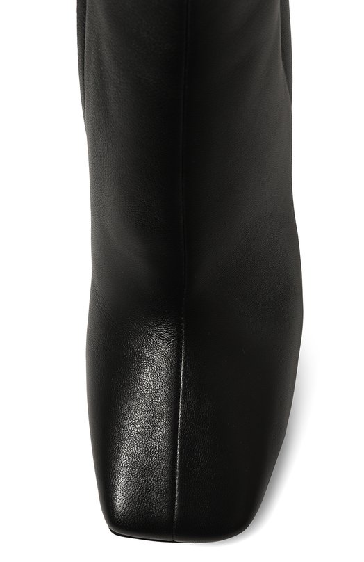 Кожаные ботильоны Dolce & Gabbana CT1001/AQ513 Чёрный  CT1001/AQ513 Фото 4
