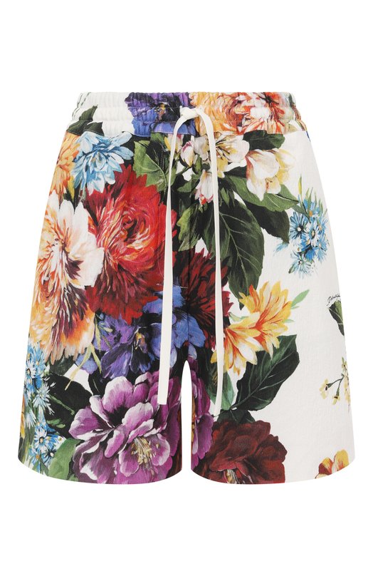 Шорты из вискозы и хлопка Dolce & Gabbana FTDBPT/FSRQU Разноцветный FTDBPT/FSRQU