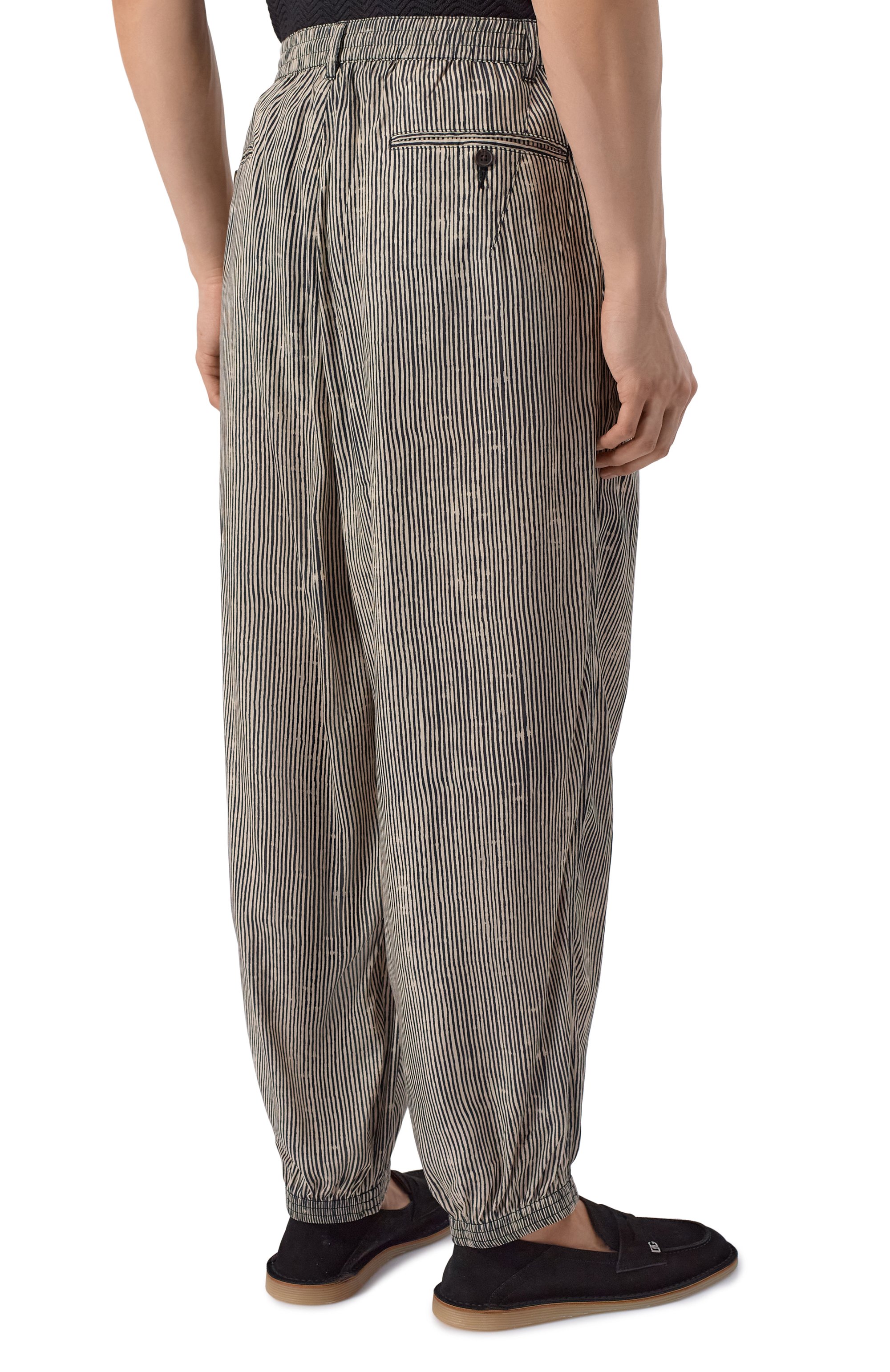 Джоггеры из лиоцелла и вискозы EMPORIO ARMANI, арт. EM005490/AF14214, фото 4