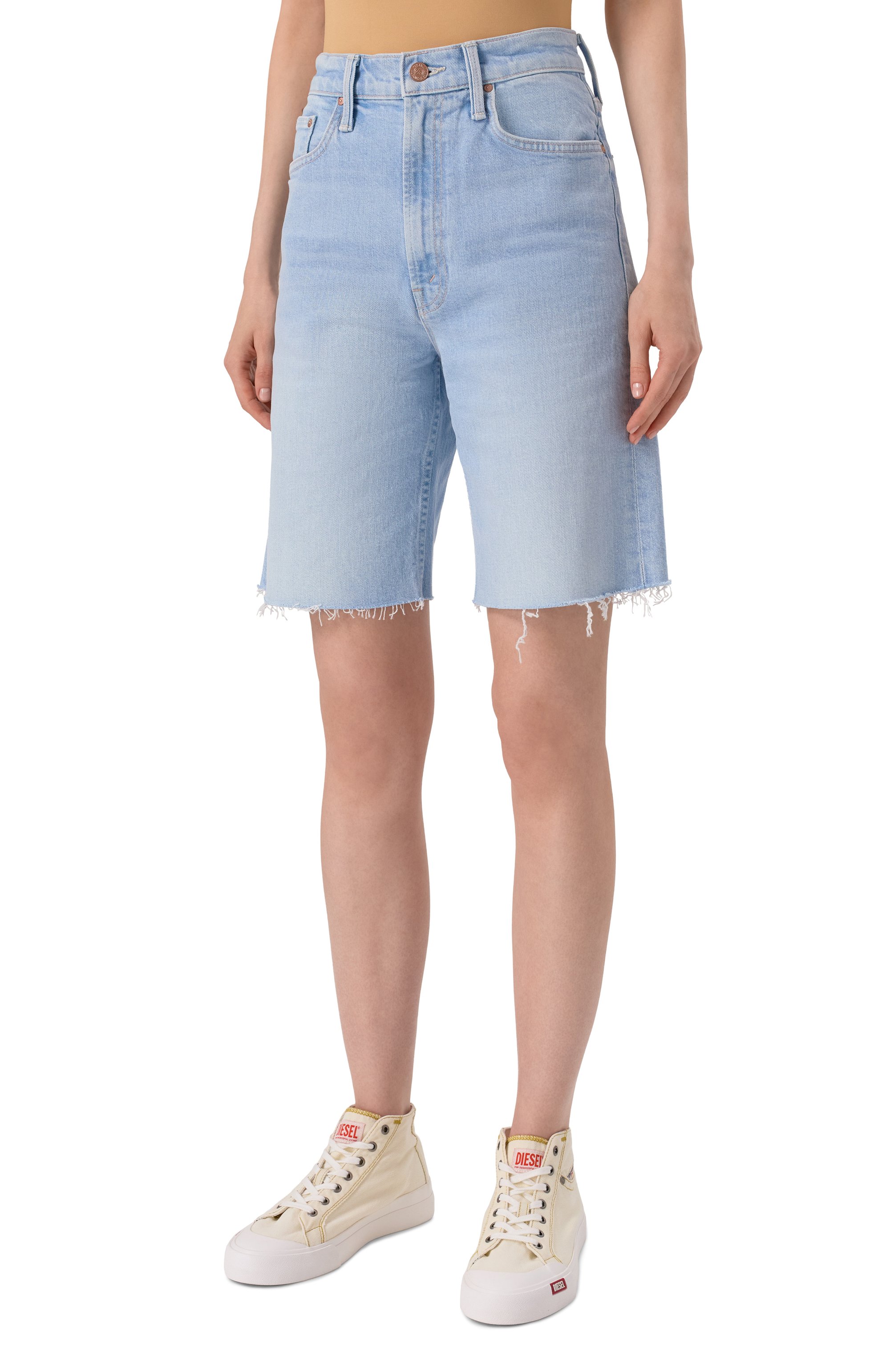 Джинсовые шорты MOTHER, арт. 4792-1422, фото 3