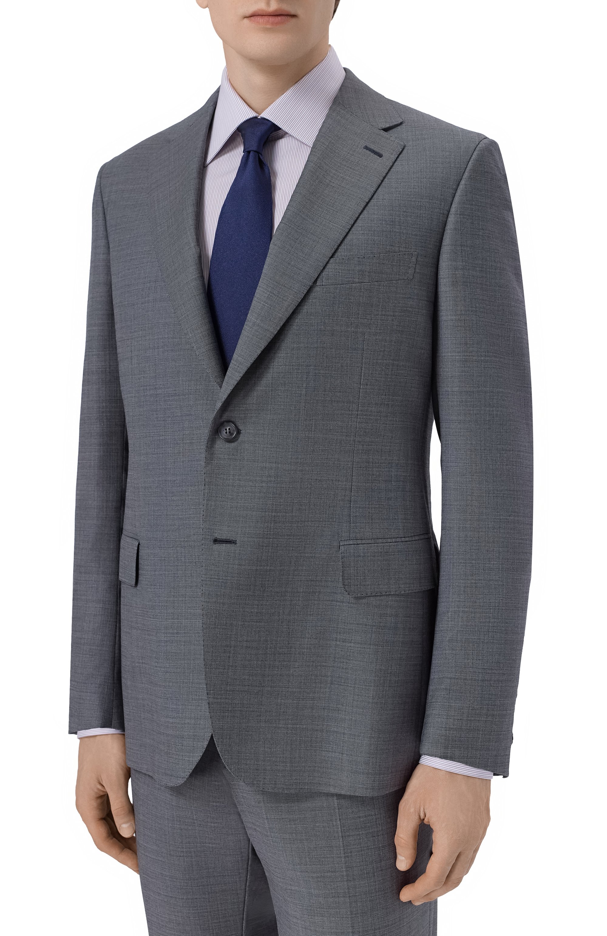 Шерстяной костюм BRIONI темно-серого цвета по цене 536500 руб., арт. RANP19/04A7R, фото 2 Шерстяной костюм BRIONI, арт. RANP19/04A7R, фото 2