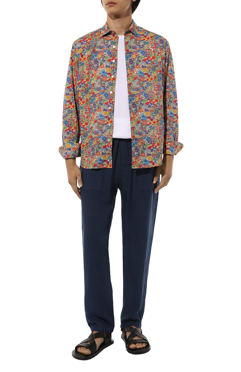 Хлопковая рубашка MC2 SAINT BARTH, арт. STBM/SIKELIA/04039F, фото 2