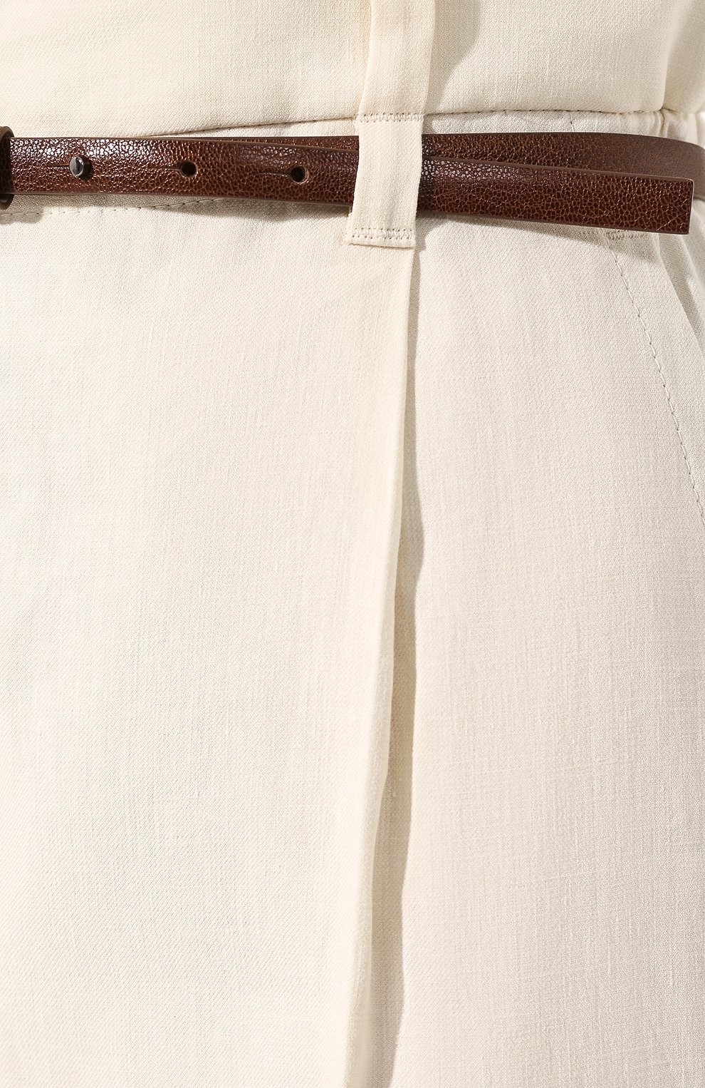 Брюки из смеси льна и хлопка BRUNELLO CUCINELLI, арт. MF591P7216, фото 5