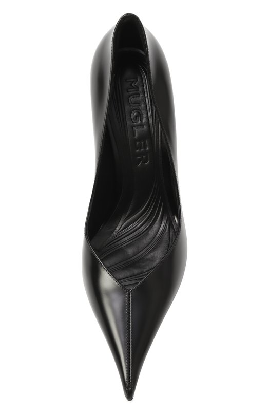 Кожаные туфли Mugler MUWSS25SC051_SB001 Чёрный  MUWSS25SC051_SB001 Фото 6