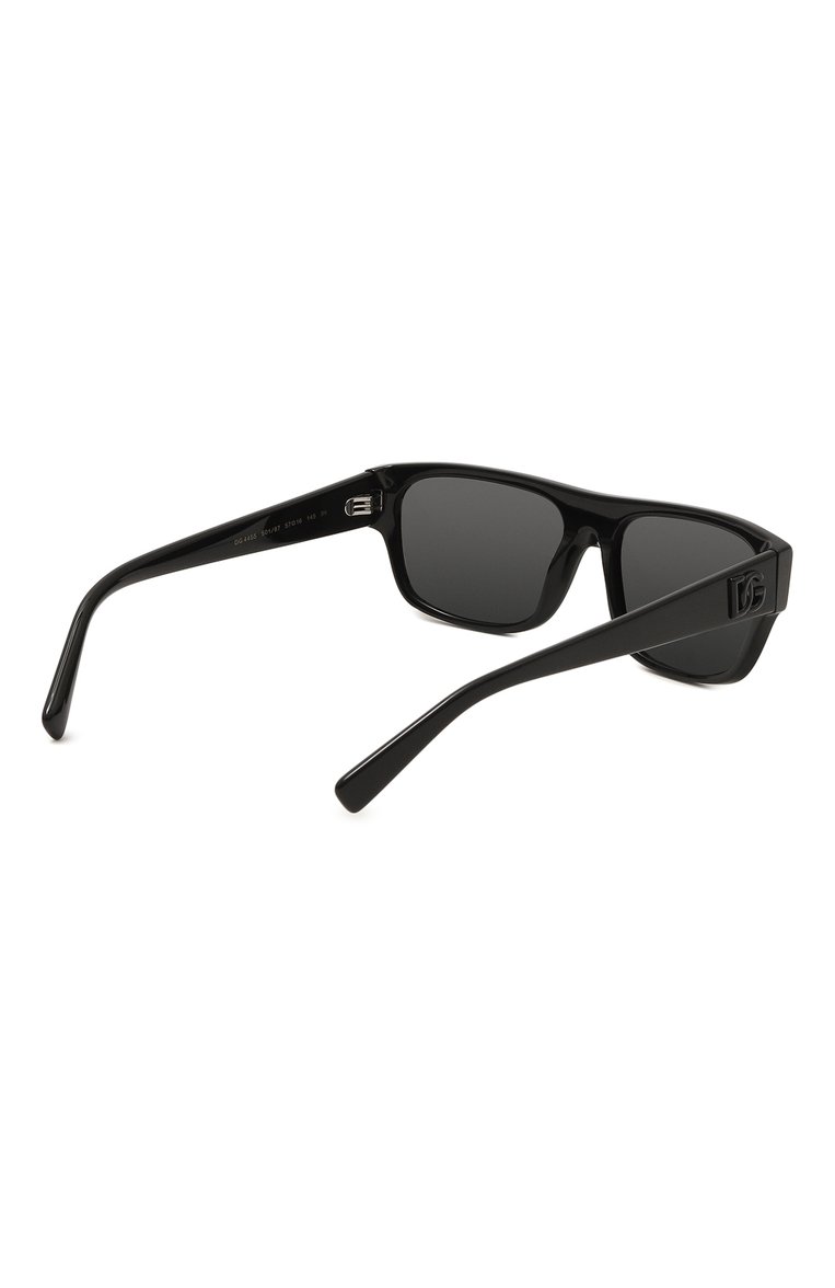 Мужские солнцезащитные очки DOLCE & GABBANA черного цвета, арт. 4455-501/87 | Фото 4 (Нос: Не проставлено; Региональные ограничения белый список (Axapta Mercury): Не проставлено; Кросс-КТ: С/з-мужское; Тип очков: С/з; Материал: Пластик; Оптика Гендер: оптика-мужское; Очки форма: Прямоугольные)