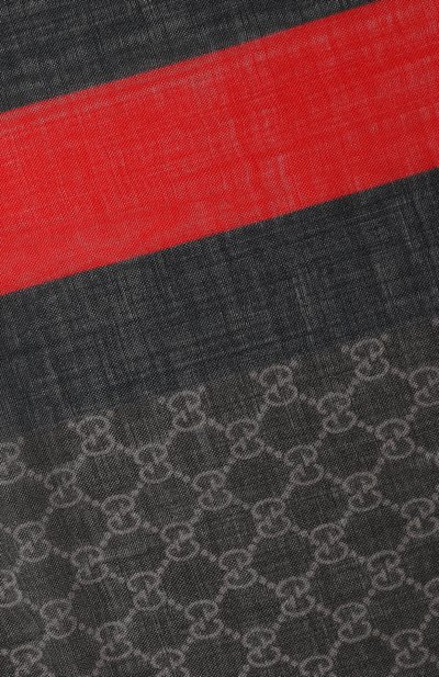 Шерстяной шарф GUCCI, арт. 497915/4G200, фото 5