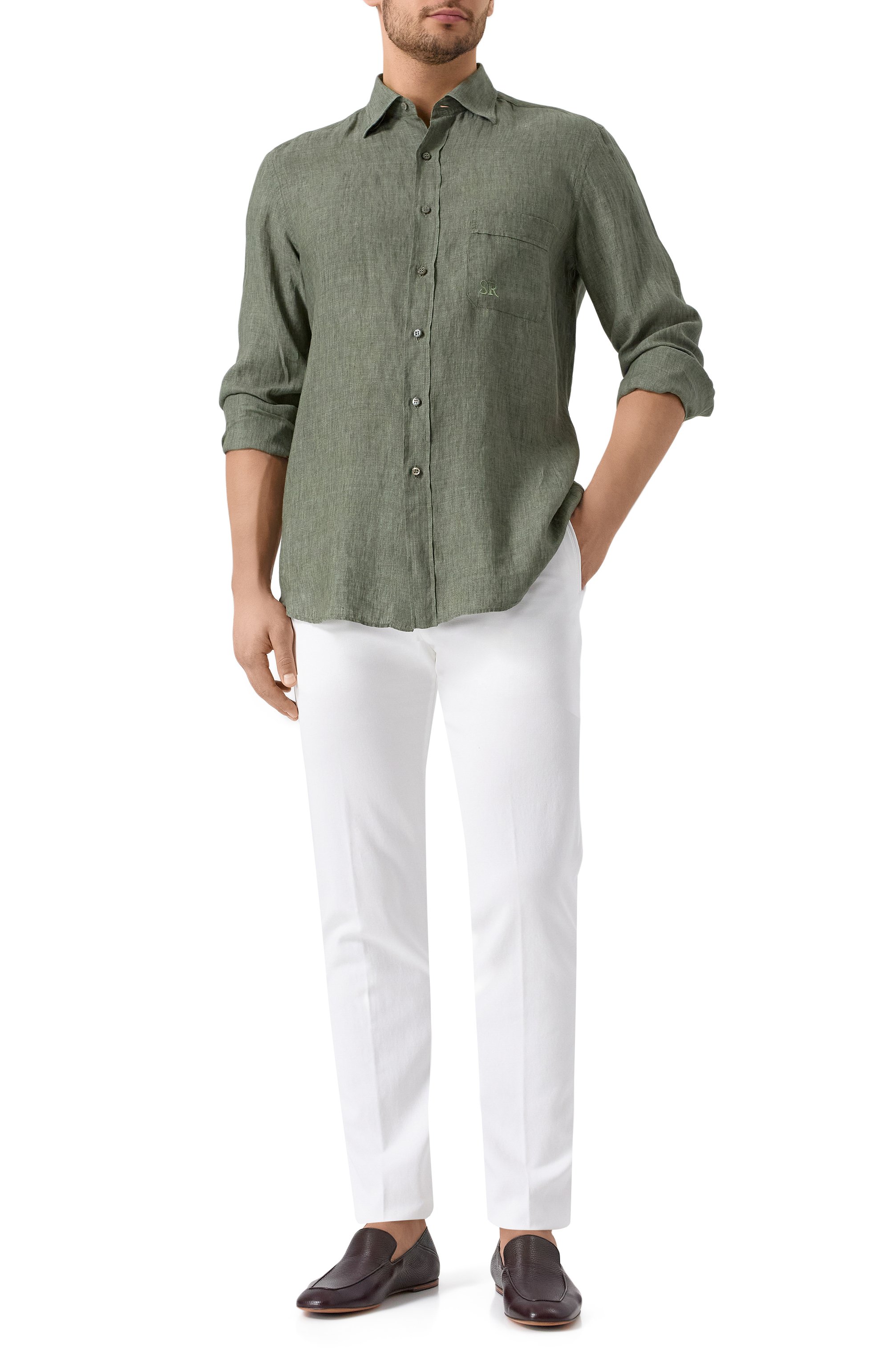 Льняная рубашка STEFANO RICCI, арт. MC007783/BX2922, фото 2