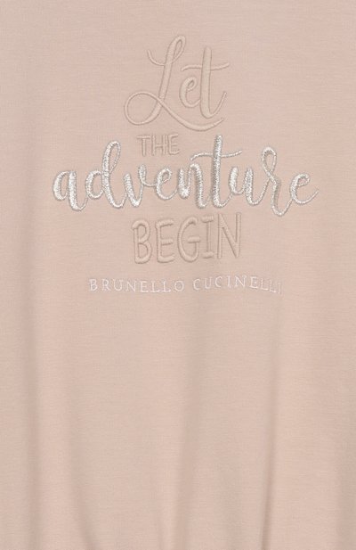 Хлопковое платье BRUNELLO CUCINELLI, арт. BH827A324B, фото 3