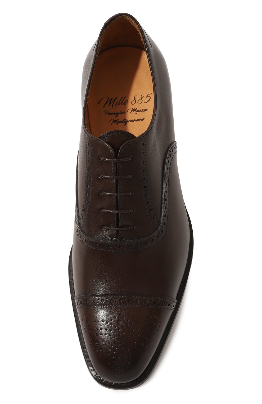 Кожаные оксфорды MILLE 885, арт. AMALFI C0RTINA 0CEAN0, фото 6