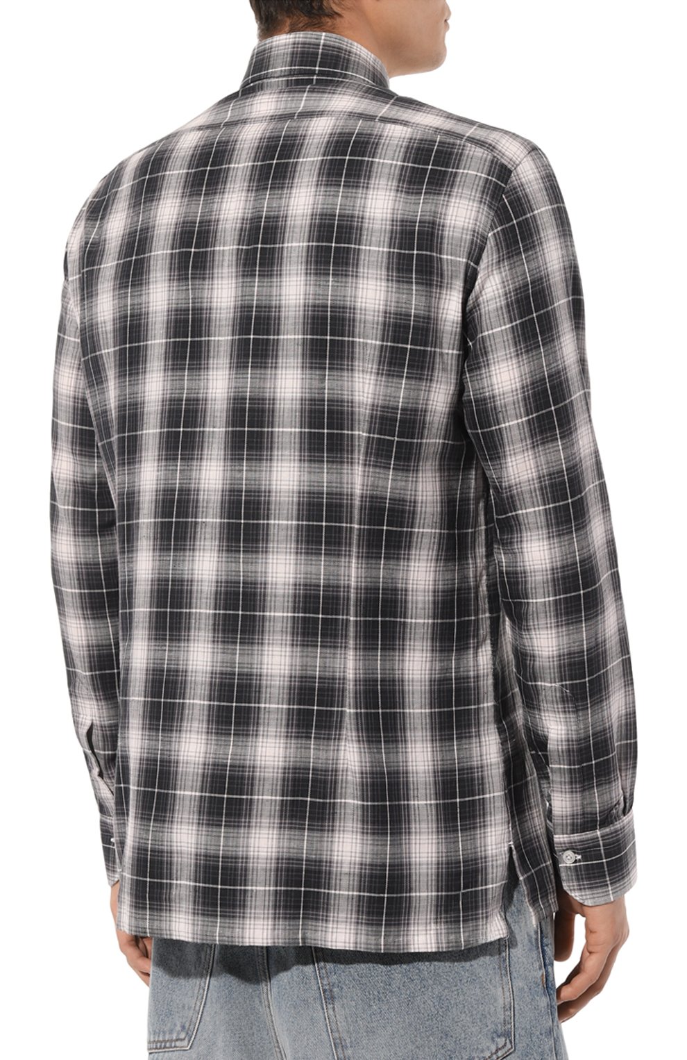 Хлопковая рубашка KITON, арт. UMCNERH08638, фото 4