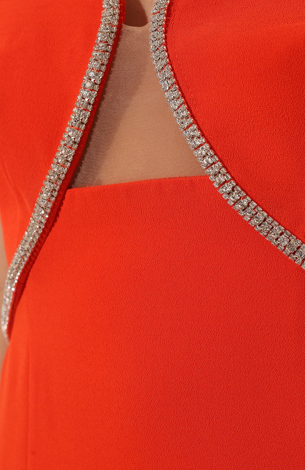 Платье с отделкой стразами SELF-PORTRAIT, арт. RS23-010M-R, фото 5