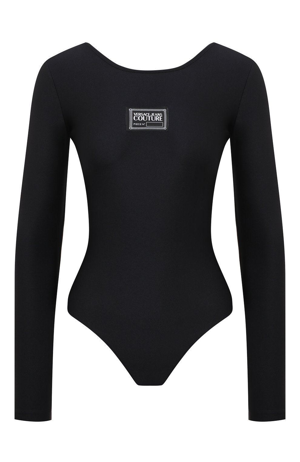 Боди VERSACE JEANS COUTURE черного цвета по цене 19950 руб., арт. 73HAM226-73DP226 SHINY LYCRA SUMATRA/N0008, фото 1 Боди VERSACE JEANS COUTURE, арт. 73HAM226-73DP226 SHINY LYCRA SUMATRA/N0008, фото 1