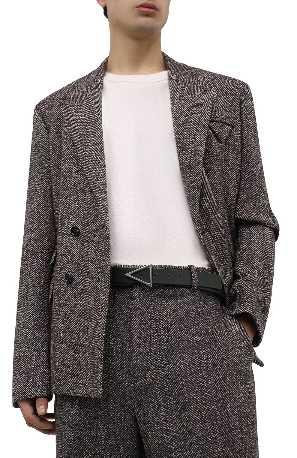 Кожаный ремень BOTTEGA VENETA, арт. 657154/VMAU3, фото 2