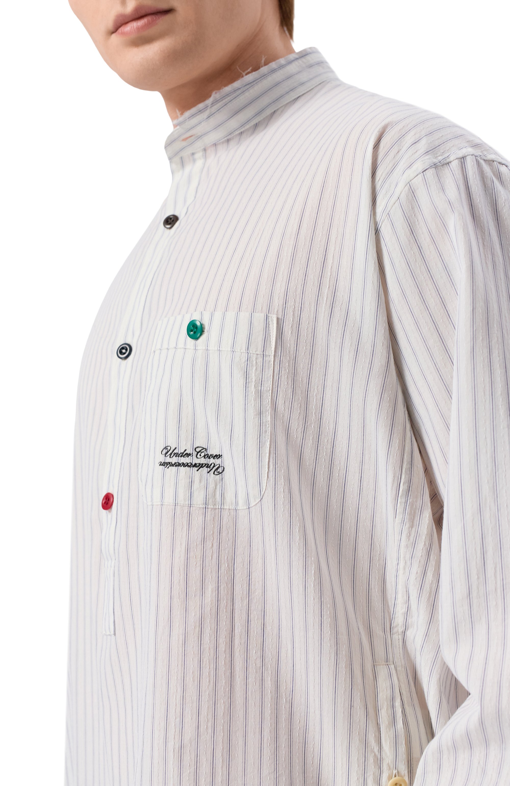 Хлопковая рубашка UNDERCOVER, арт. UP1F4401, фото 5