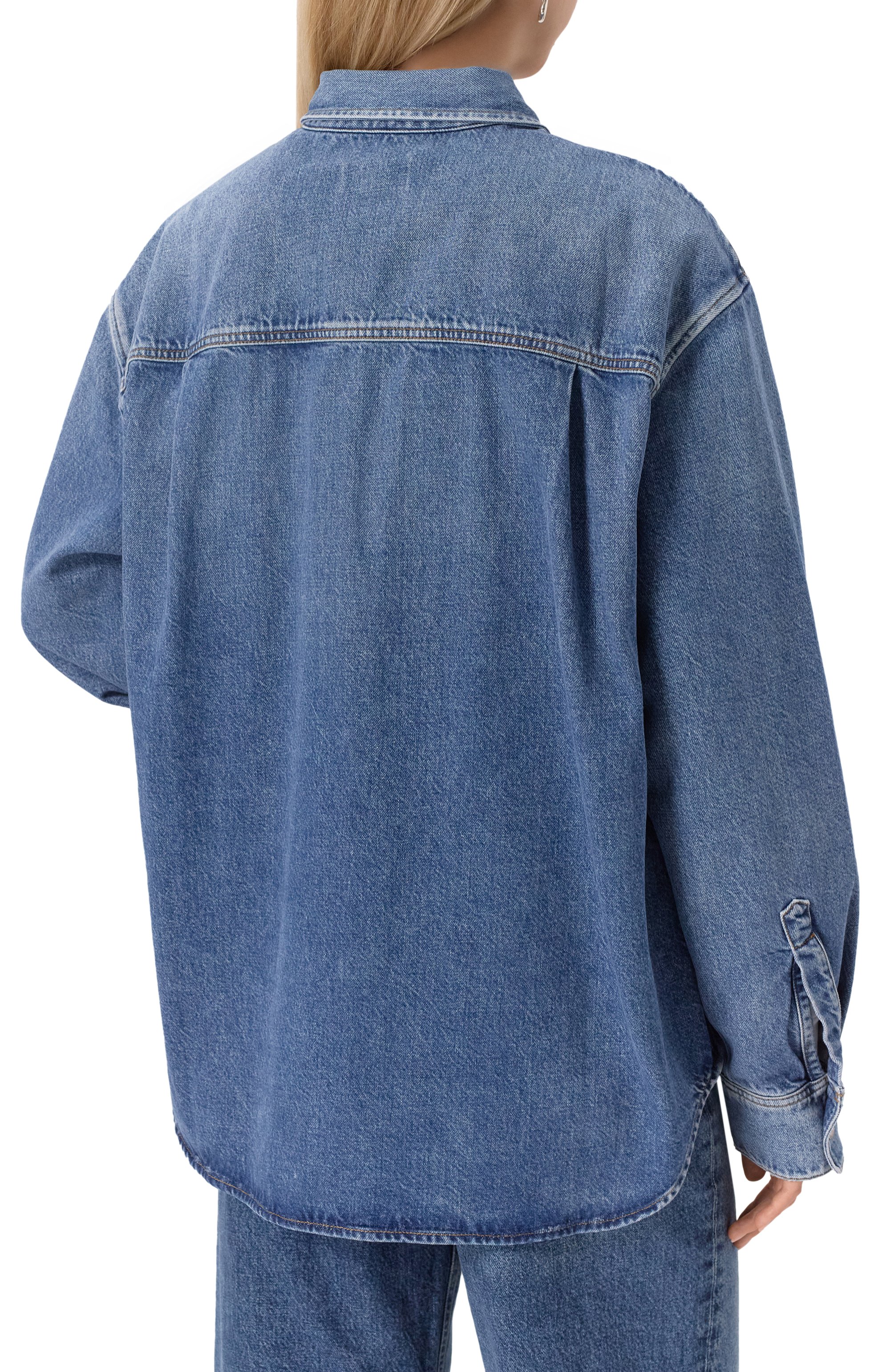 Джинсовая рубашка AGOLDE, арт. A7251-1463, фото 4