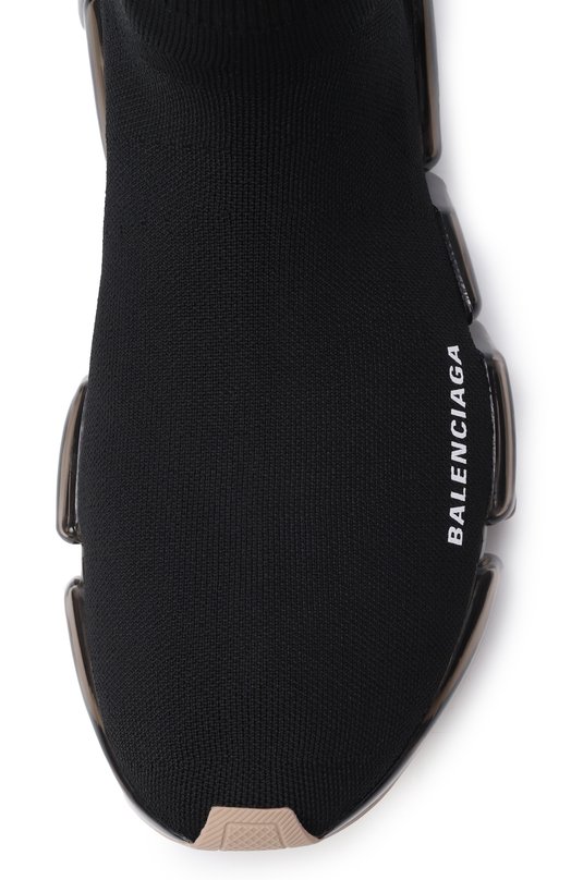 Текстильные кроссовки Speed 2.0 Balenciaga 617196/W2DC4 Чёрный  617196/W2DC4 Фото 6