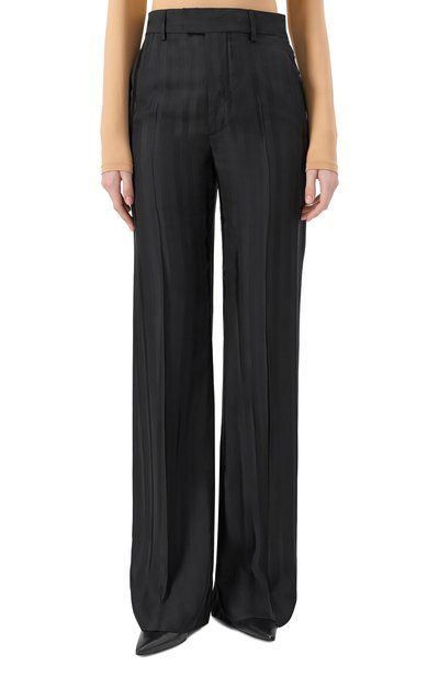 Брюки из вискозы ANN DEMEULEMEESTER черного цвета по цене 113000 руб., арт. B0011423/FA564, фото 3 Брюки из вискозы ANN DEMEULEMEESTER, арт. B0011423/FA564, фото 3