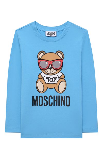 Хлопковый лонгслив MOSCHINO, арт. HW0005/LBA10/4A-8A