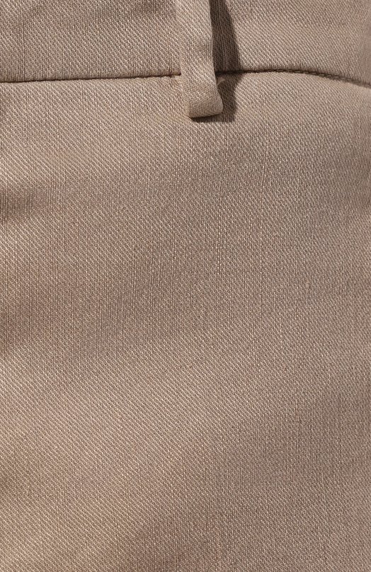 Шорты изо льна и хлопка Kiton UFPPBK0604D Бежевый  UFPPBK0604D Фото 5