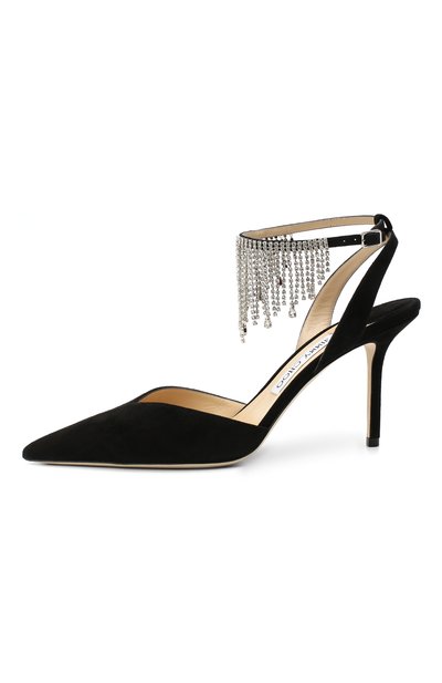 Замшевые туфли birtie 85 JIMMY CHOO, арт. BIRTIE85DRS, фото 3