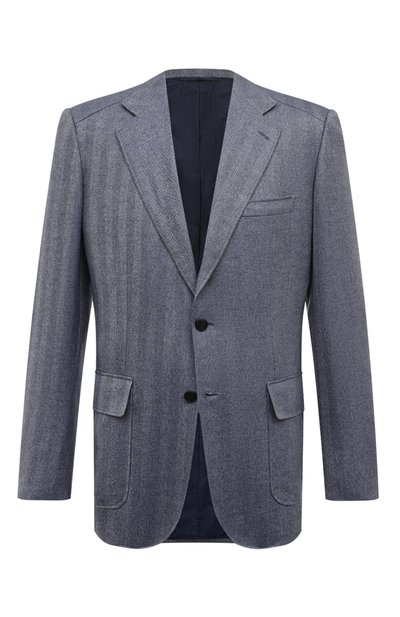 Мужской пиджак из шелка и кашемира BRIONI, арт. RGQP0L/09403/TRAVEL 75