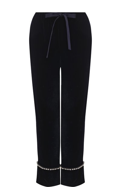 Женские укороченные бархатные брюки с отворотами GUCCI, арт. 493591/ZIV02