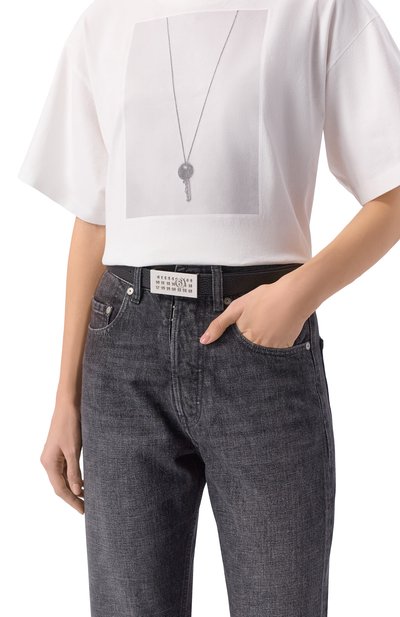 Кожаный ремень MM6, арт. SA6TP0010/P8883, фото 3