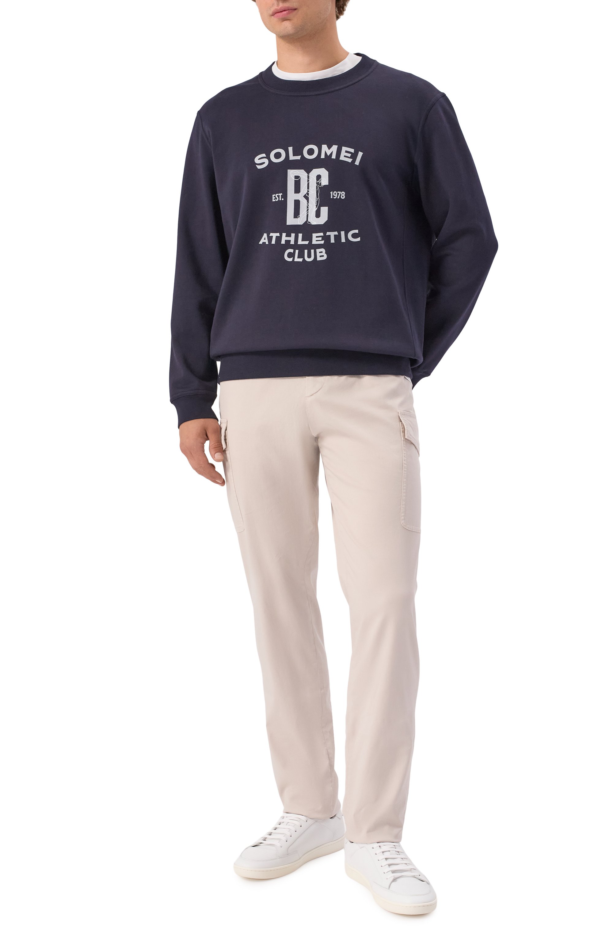 Хлопковый свитшот BRUNELLO CUCINELLI, арт. MW8633380G, фото 2