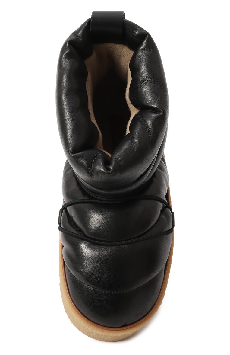 Женские кожаные полусапоги ISABEL MARANT черного цвета, арт. 24H/B00154FA-B4002S | Фото 6 (Подошва: Платформа; Материал внутренний: Текстиль; Высота голенища: Низкие; Драгоценные камни: Проставлено; Материал внешний: Натуральная кожа; Материал сплава: Проставлено; Женское Кросс-КТ: Дутики)