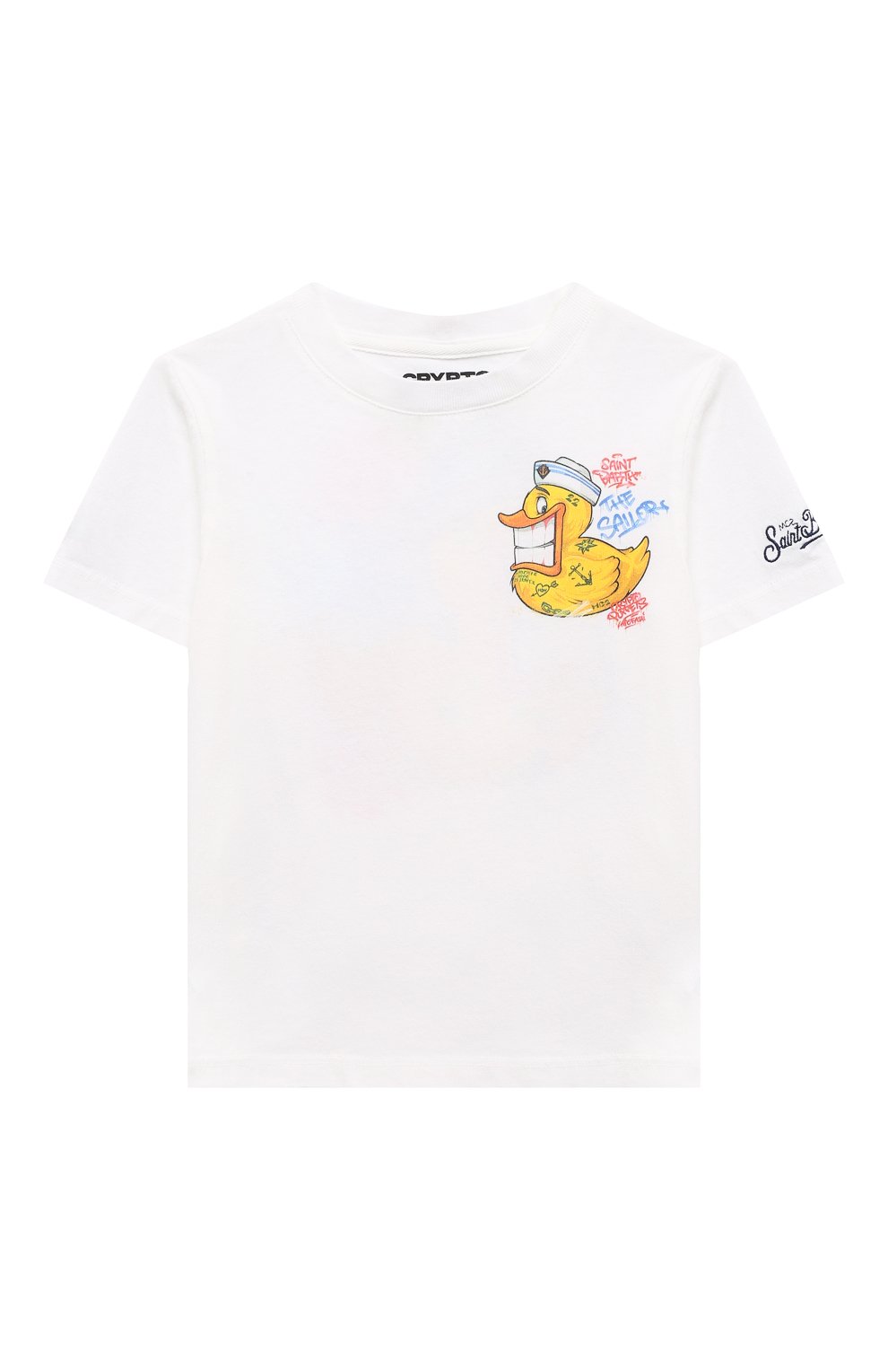 Хлопковая футболка MC2 SAINT BARTH, арт. STBK/P0RT0FIN0 JR/06129D, фото 1