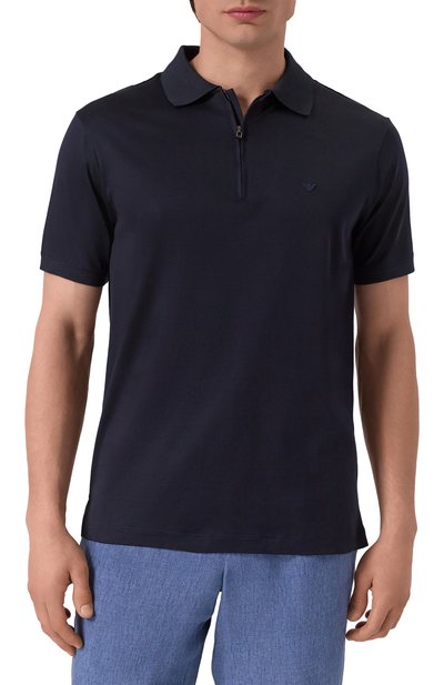 Поло из лиоцелла и хлопка EMPORIO ARMANI, арт. EM001082/AF10017, фото 3