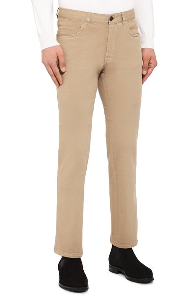 Джинсы stelvio BRIONI бежевого цвета по цене 77400 руб., арт. SPNJ0M/08T01/STELVI0, фото 3 Джинсы stelvio BRIONI, арт. SPNJ0M/08T01/STELVI0, фото 3