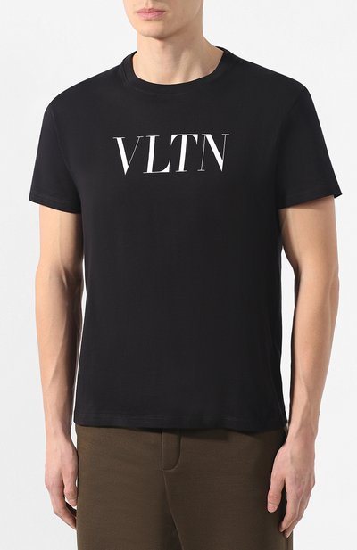 Хлопковая футболка VALENTINO, арт. RV3MG10V3LE, фото 3