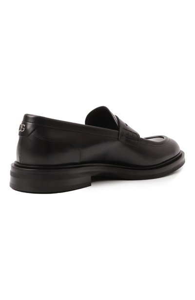 Кожаные пенни-лоферы DOLCE & GABBANA, арт. A30267/A1203, фото 5