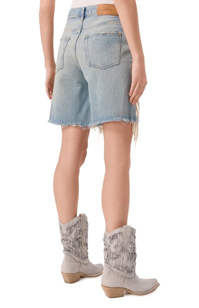 Джинсовые шорты 7 FOR ALL MANKIND, арт. 7U027066PAS, фото 4