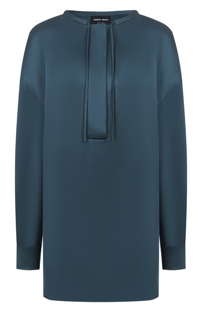 Женская атласная блузка GIORGIO ARMANI, арт. GW002564/TE10101