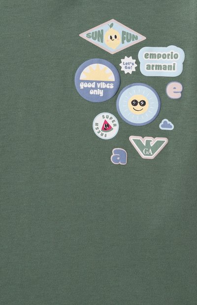 Хлопковая футболка EMPORIO ARMANI, арт. EB000376/AF14503, фото 3