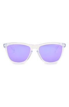 Женские солнцезащитные очки OAKLEY прозрачного цвета, арт. 9013-9013H7 | Фото 4 (Кросс-КТ: С/з-унисекс; Региональные ограничения белый список (Axapta Mercury): Не проставлено, RU; Нос: Не проставлено; Материал: Пластик; Тип очков: С/з; Оптика Гендер: оптика-унисекс; Очки форма: Прямоугольные)