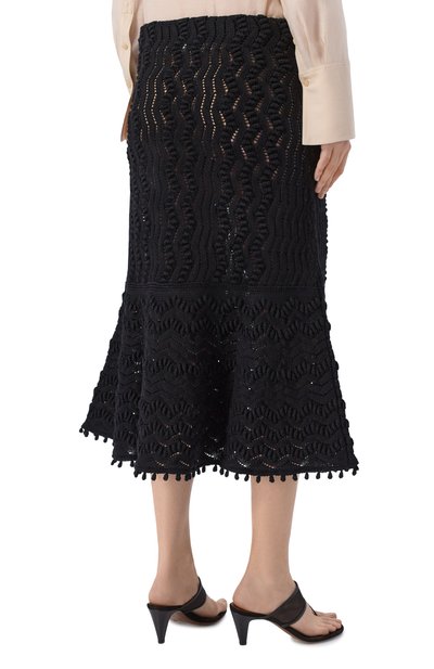 Хлопковая юбка JIL SANDER, арт. J02MA0371/J15476, фото 4