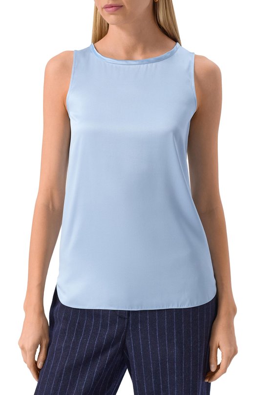 Атласный топ MVST M25.2MW.B401 Голубой  M25.2MW.B401 Фото 3