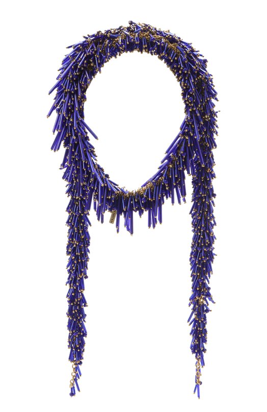 Колье Dries Van Noten 242-018233-052/G0LD Синий 242-018233-052/G0LD