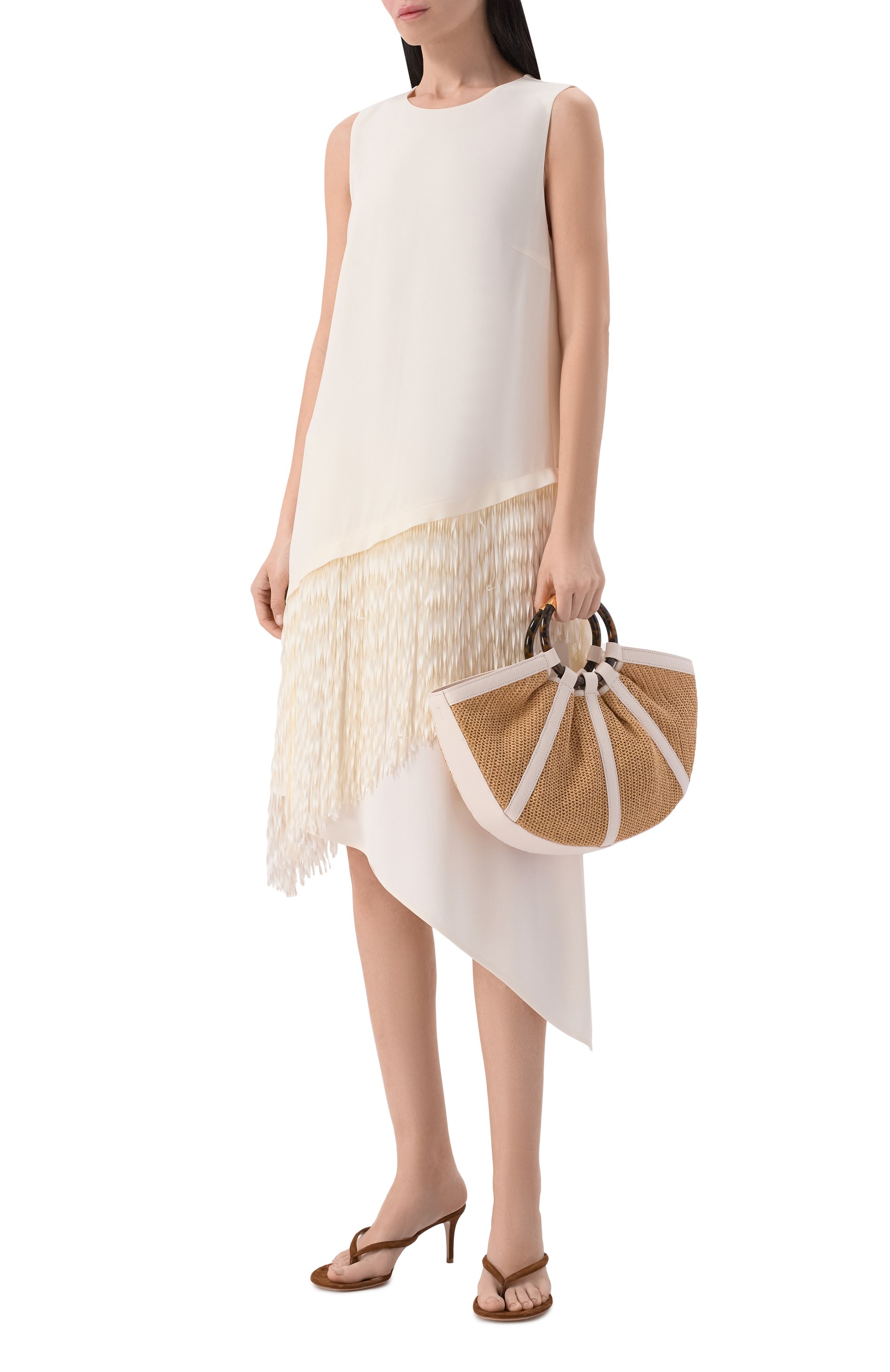 Сумка shell large COCCINELLE бежевого цвета по цене 52500 руб., арт. E1 U5D 18 01 01, фото 3 Сумка shell large COCCINELLE, арт. E1 U5D 18 01 01, фото 3