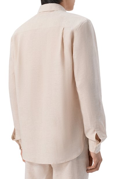 Рубашка из льна и хлопка ZIMMERLI, арт. 4697-23202, фото 4