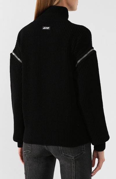 Свитер MSGM черного цвета по цене 38350 руб., арт. 2742MDM222 195963, фото 4 Свитер MSGM, арт. 2742MDM222 195963, фото 4