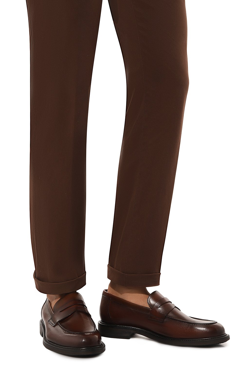 Кожаные пенни-лоферы PANTANETTI, арт. 16920F, фото 3